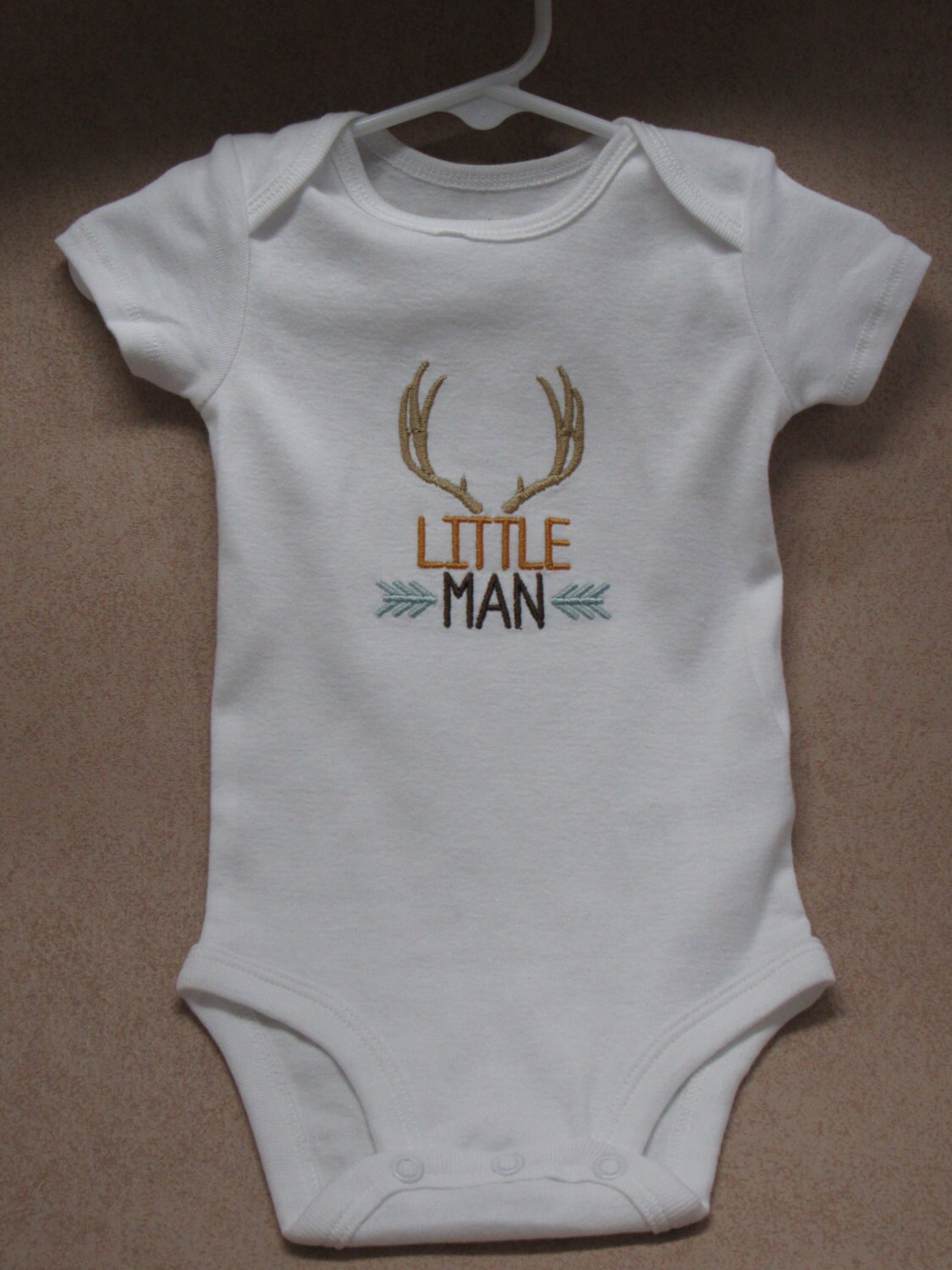 Embroidered Baby Onesie Baby Boy Onesie Antler Baby Onesie embroidered-baby-onesie-baby-boy-onesie-antler-baby-onesie
