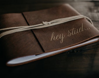 Leather Bound Boudoir Book