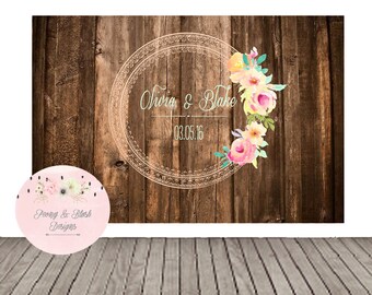 Digital Wedding Backdrop Mint Bridal Shower BackdropPeach Rustic Digital Wedding Backdrop Mint Bridal Shower BackdropPeach Rustic