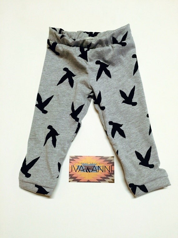 BABY Leggings 69 months baby bottoms shorts by IVAandANNI on Etsy