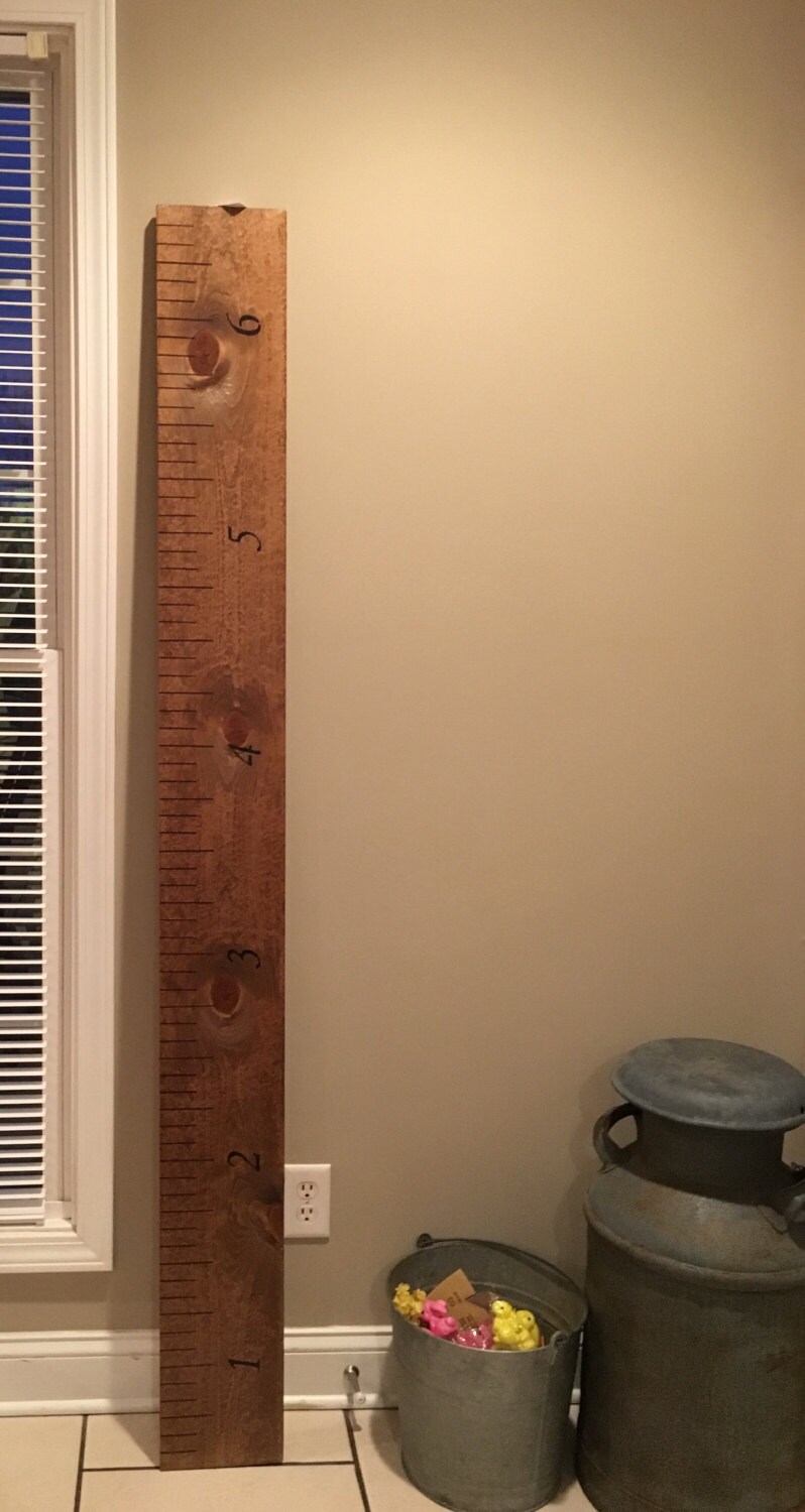 Wall Ruler vintage decor wooden ruler extra large wall