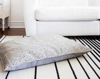 Animal Print Fully Washable, Hypoallergenic Dog Bed, 26x36, 3 Colours designed by Jo Alcorn