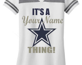 Personalized Dallas Cowboys T-Shirt