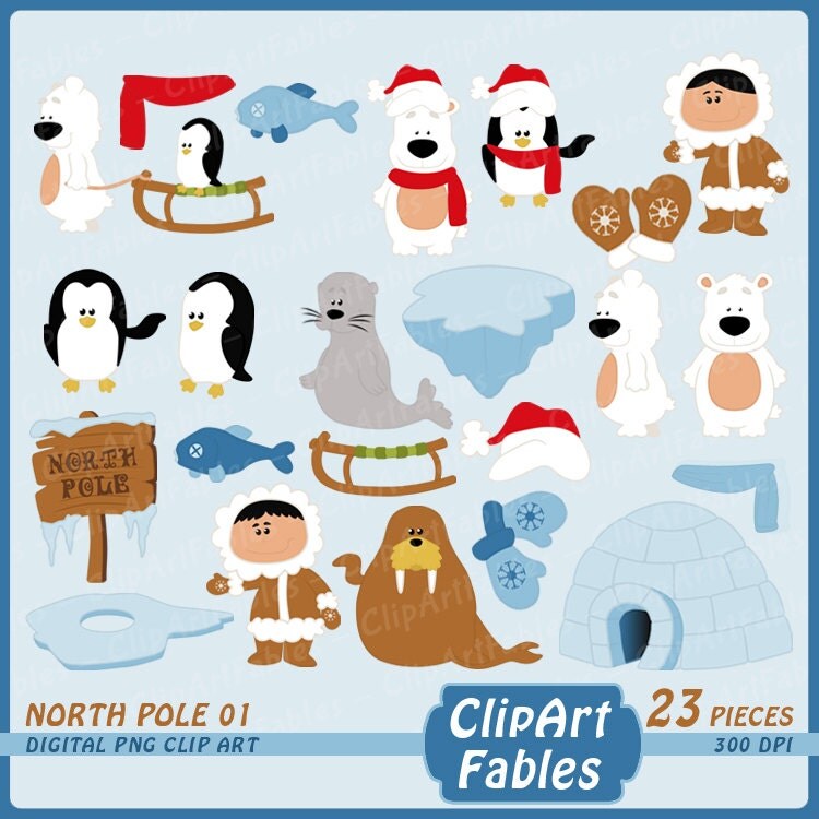 clipart of arctic animals - photo #29