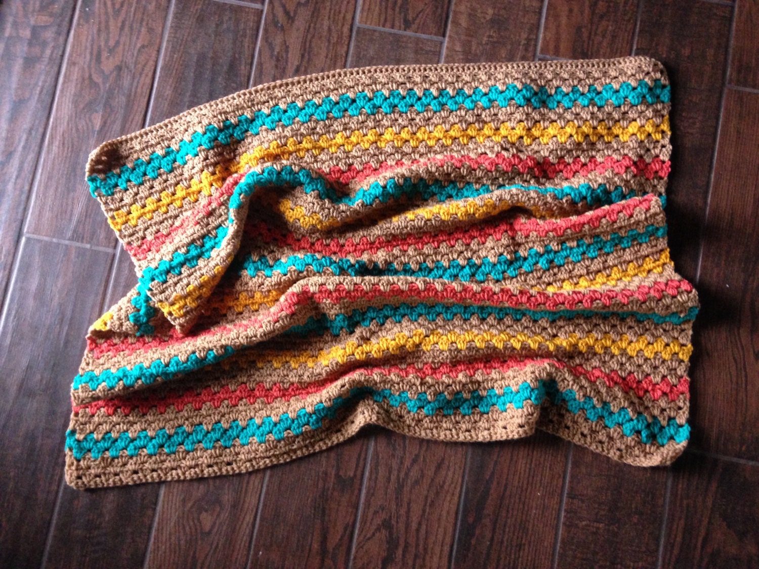 western Aztec Crochet Baby Blanket Baby Afgan Home Decor