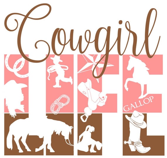 Download Cowgirl LIFE Cutting File Studio 3 SVG Silhouette Cameo