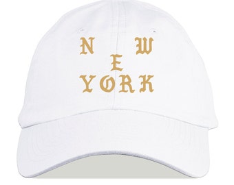 The Life of Pablo Yeezus New York pop up Baseball Cap Kanye West Hat