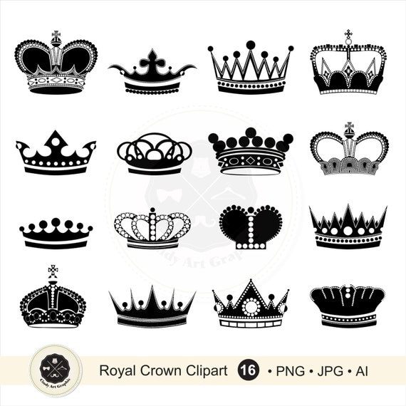 Royal Crown_2 Silhouettes Clipartcrown clipartcrown