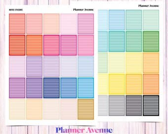 Pastel Ombre Heart Stickers Checklist Printable Erin Condren