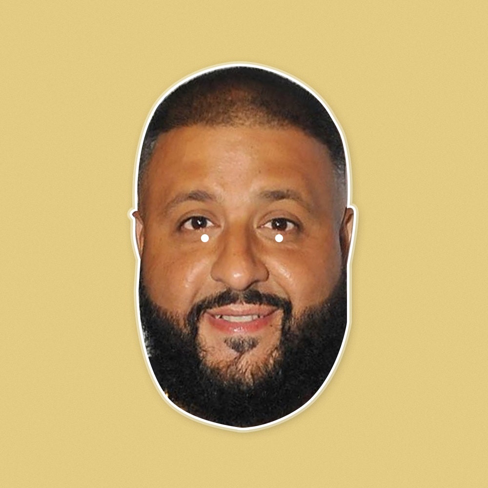Happy DJ Khaled Mask by RapMasks