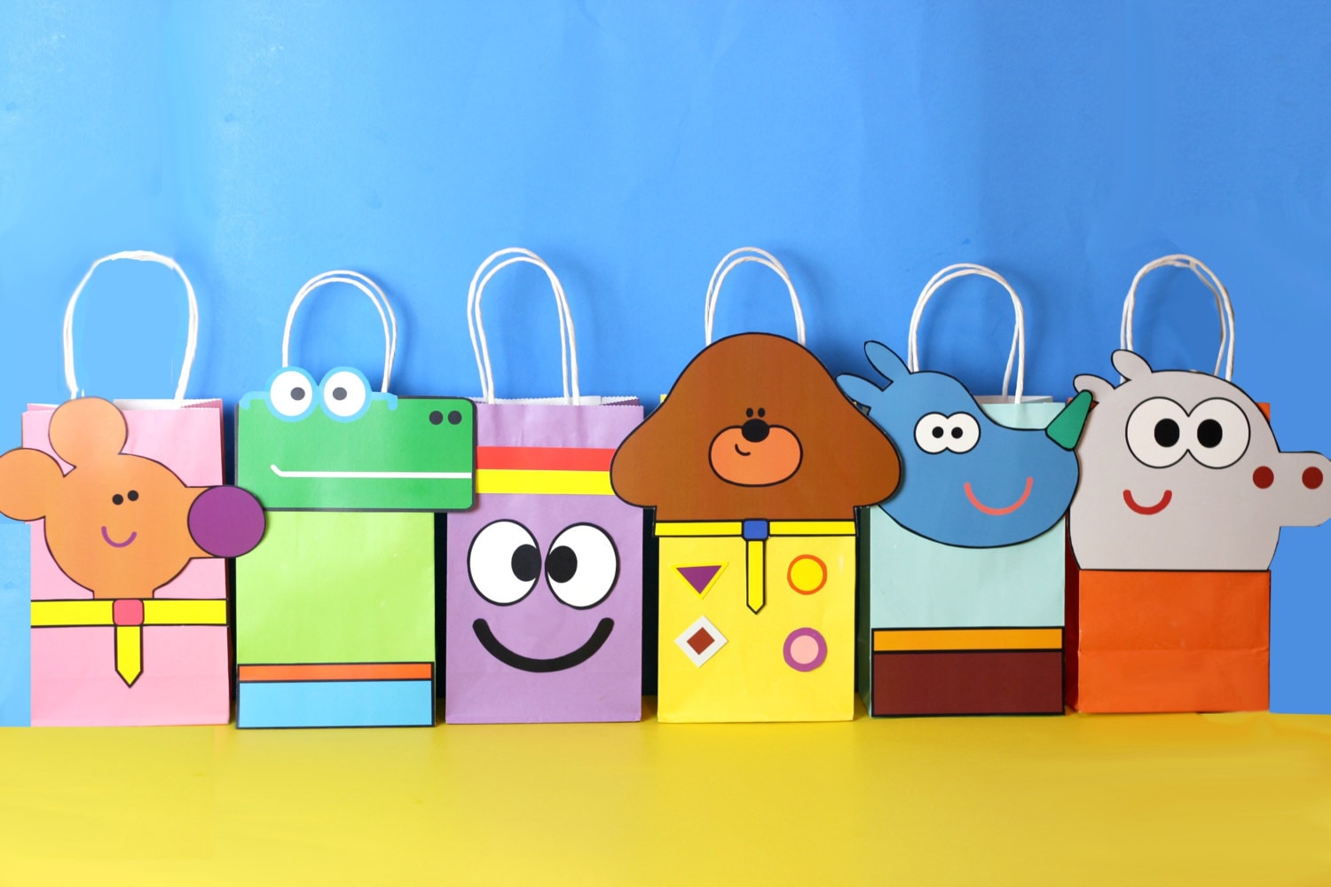 Hey Duggee Favor Bags Instant Download by SimplyMadewithSam