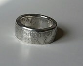 Sterling Silver Florin Coin Ring