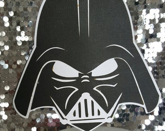 Darth Vader Cake topper - Star Wars cake Toppers - star wars Toppers - Cake Toppers - star wars party - star wars cake