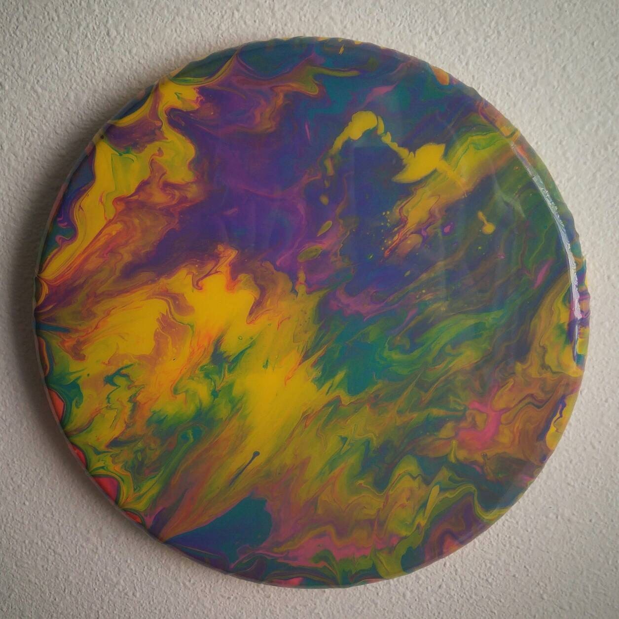 Resin Art Acrylic Wood Recycled Resin by GingeRellyyArt