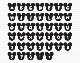 Mickey Alphabet Mickey Alphabets Mickey Alphabets by ABCSongShop