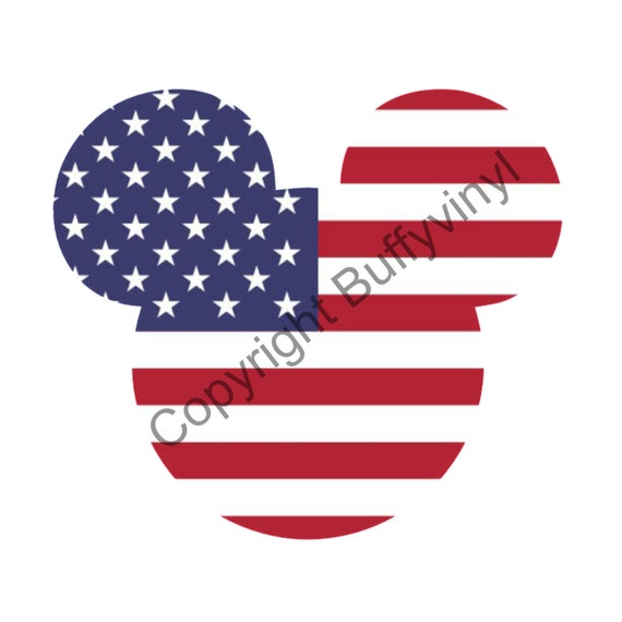 Download SVG/JPG USA Flag Mickey Mouse American United States by ...