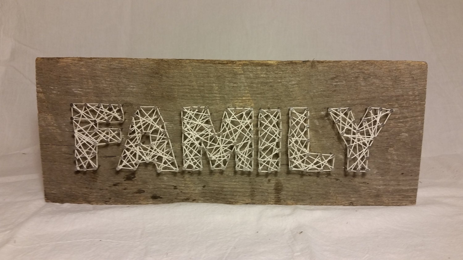 String Art Family Free Shipping by AmazingWoodArt on Etsy