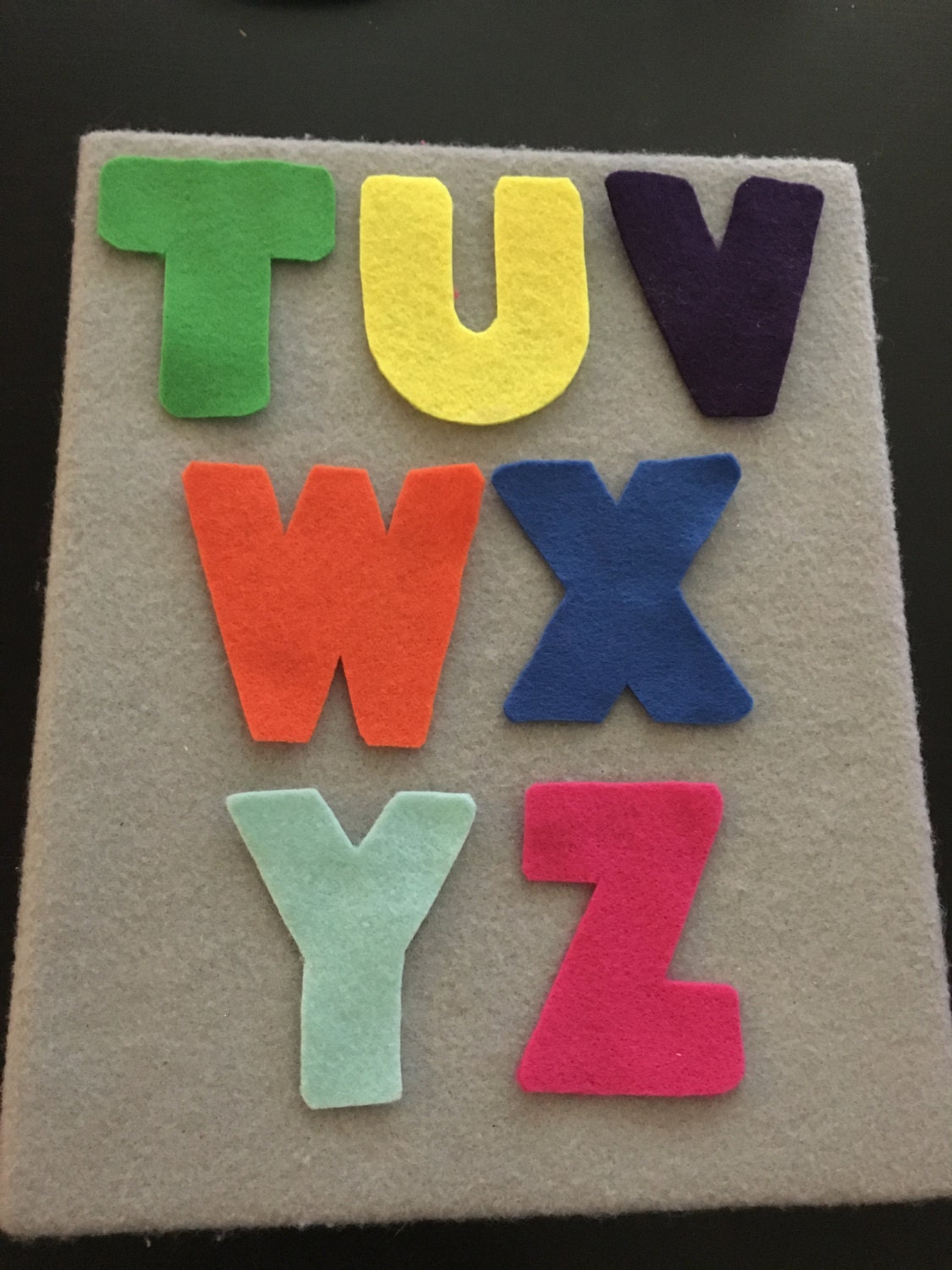 Felt Board Letters AZ
