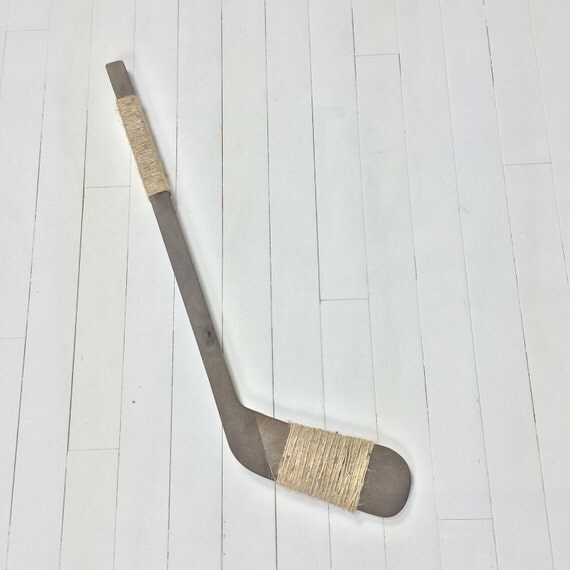Vintage Wooden Hockey Stick Rustic Wooden Sports Decor NHL