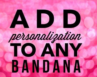 Personalize Dog Bandana Collar, Add Name, Personalize Dog Bandana, Custom Bandana