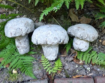 Cement mushroom | Etsy