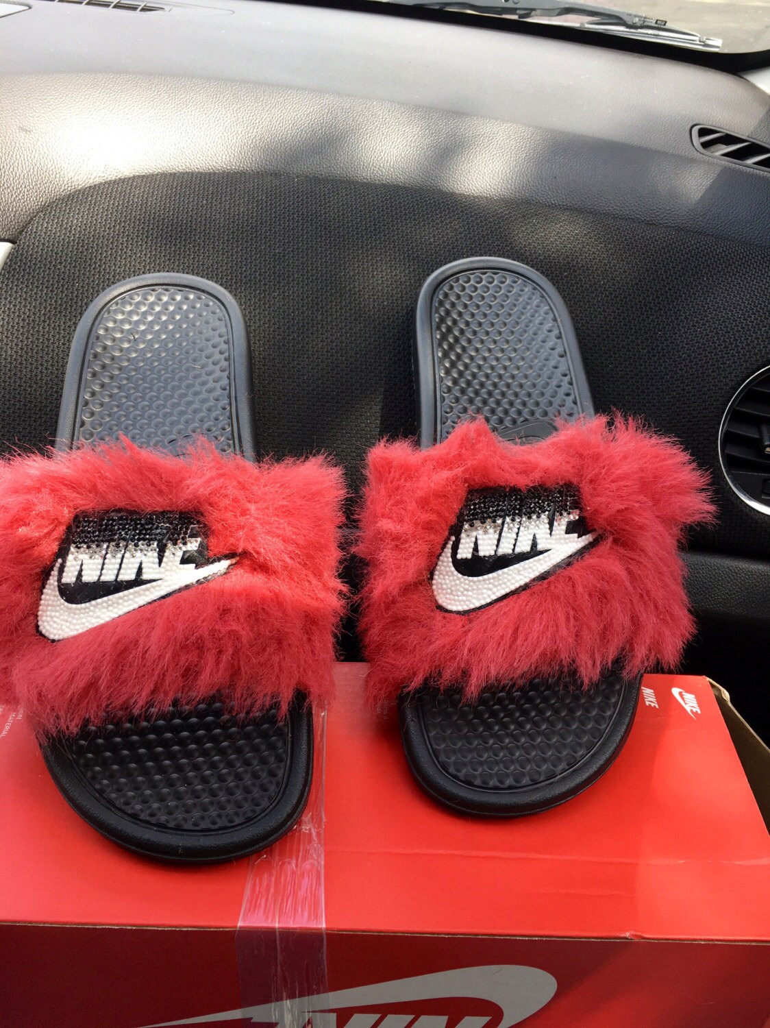 nike strap on slides