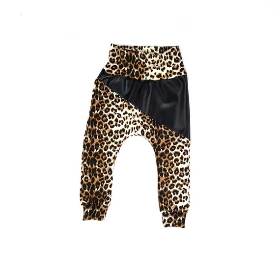 cheetah print joggers mens