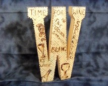 Unique wooden letter w related items | Etsy