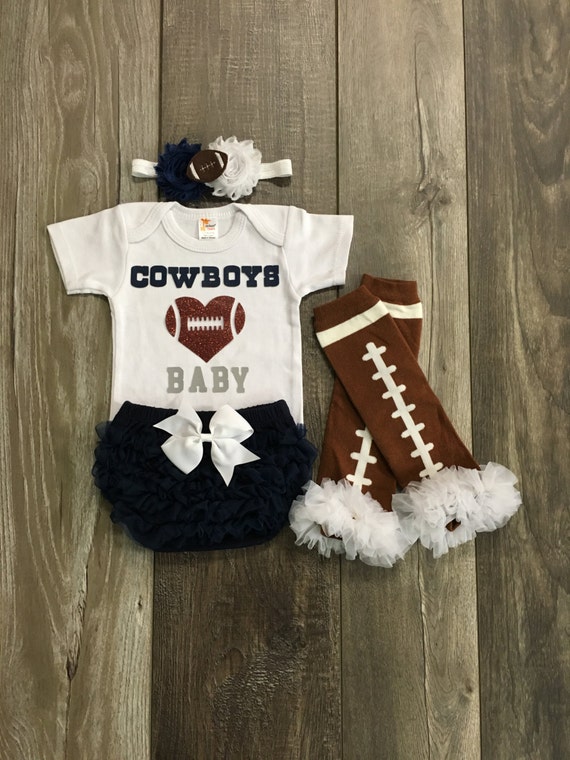 Dallas cowboys baby girl outfit Dallas cowboys by Mylittlerascal
