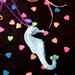 Teal Seahorse Necklace