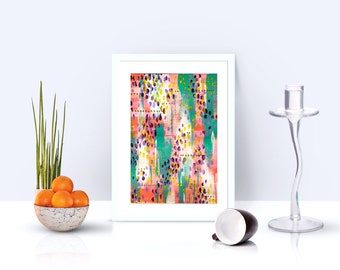 Leopard - abstract - originale - abstract paint