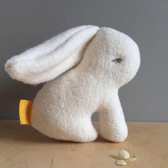 Baby Rabbit Rattle Organic Cotton