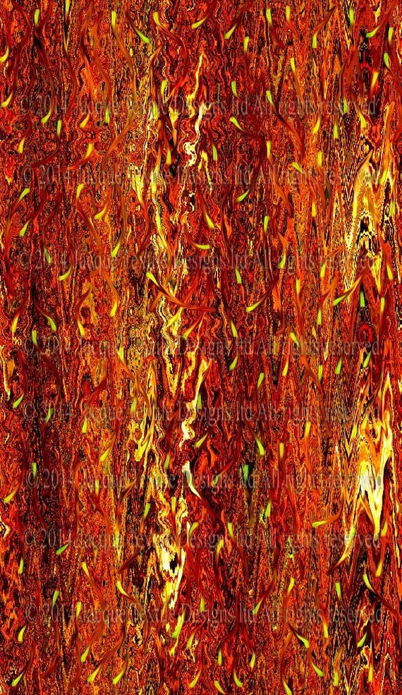 Textile Artist Created Quilting Cotton Fabric Quilting Beautiful Rich Brown Red