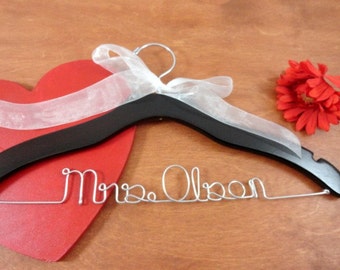 Personalized Bridal Hangers Custom Hangers by OriginalBridalHanger