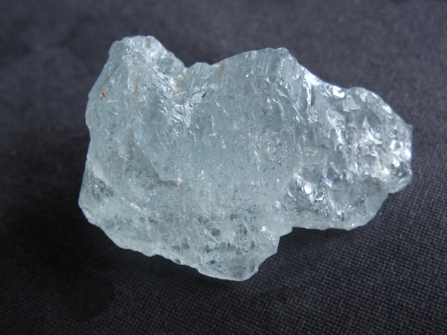 Natural Rough Blue Topaz - Large semiprecious gemstone - rare - 1 1/4