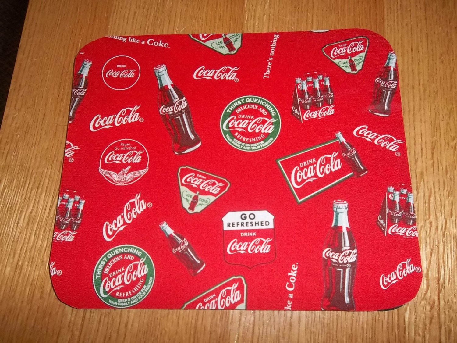 Mouse Pad Coke Coca Cola Mouse Pads Red Desk Accessory