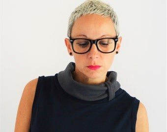 Organic sweatshirt,sweatshirts,high collar sweatshirt,women sweatshirt,handmade sweatshirt