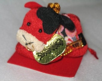 Year of the Cow Stuffed Chirimen Doll