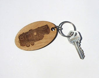 Fifth Wheel Travel Trailer Key Fob, Fifth Wheel Camping Trailer, 5th Wheel Keychain, 5th Wheel Camping Trailer, Camper Keyring, Trailer Key