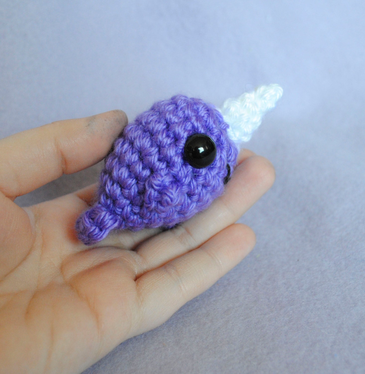 purple narwhal plush