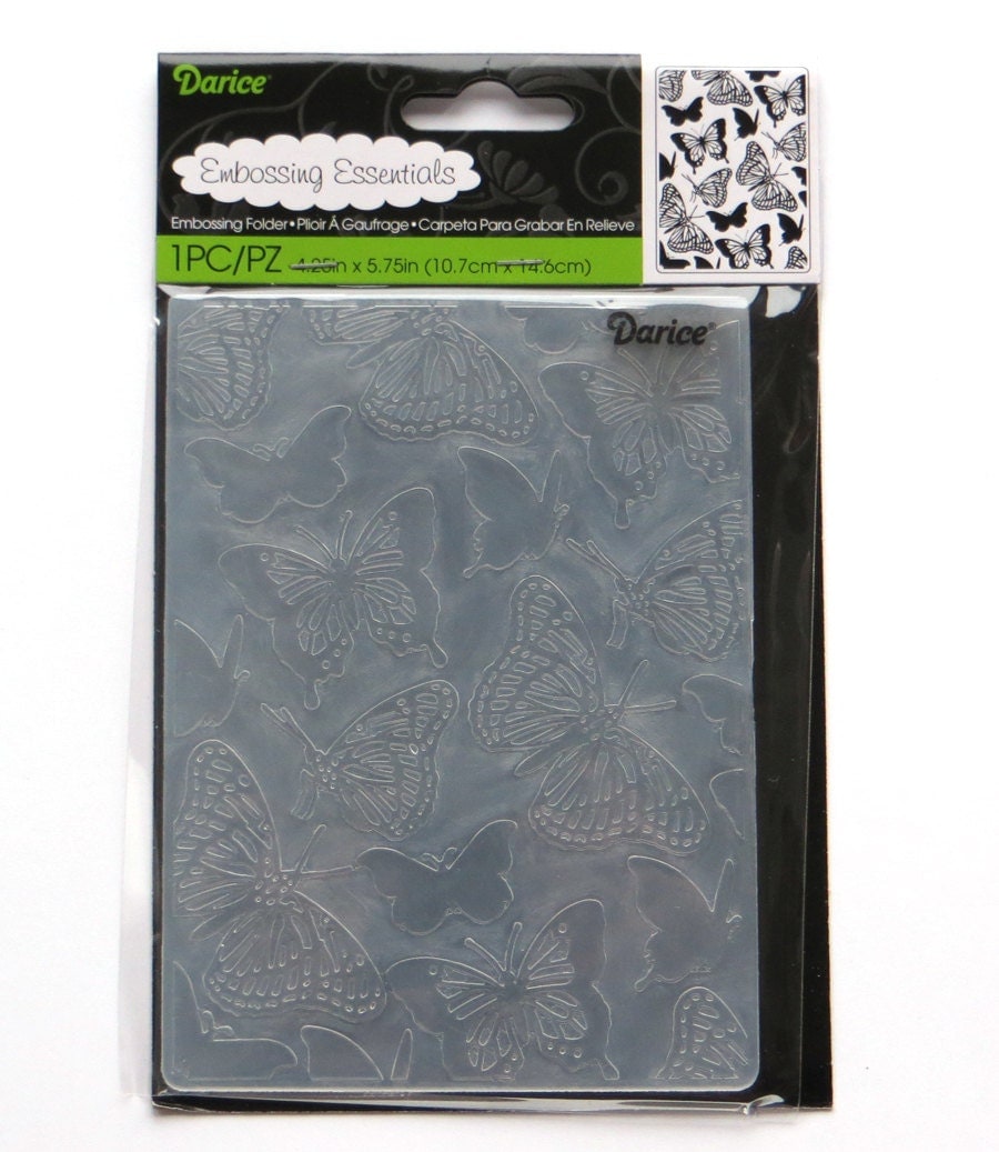 Butterflies folder A2 Embossing Folder Darice folder