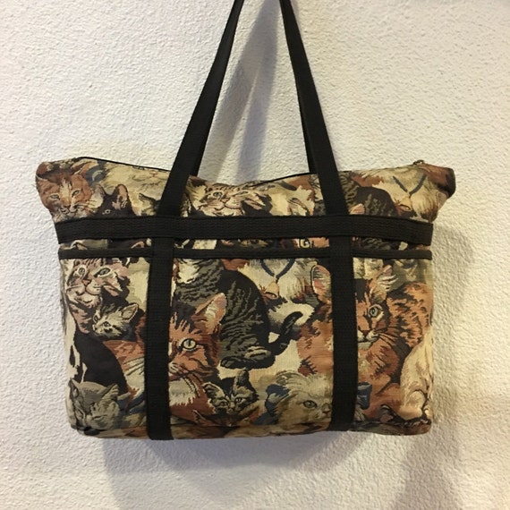 Items similar to Cat tapestry tote bag on Etsy