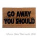 Welcome Matt™ welcome mat doormat by DamnGoodDoormats on Etsy