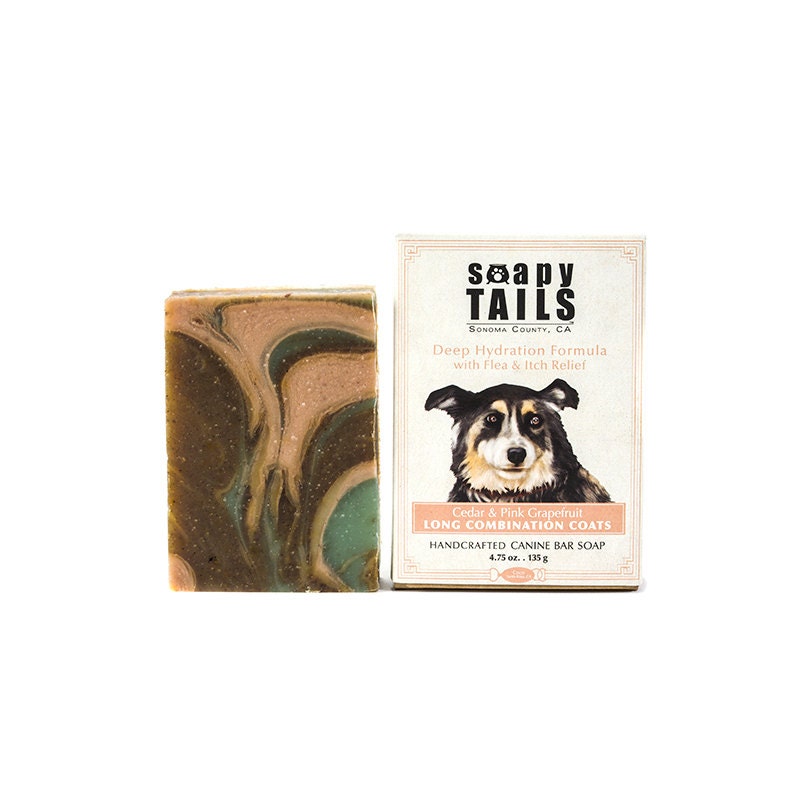 Soapy Tails Long Combination Coat Cedar & Pink Grapefruit