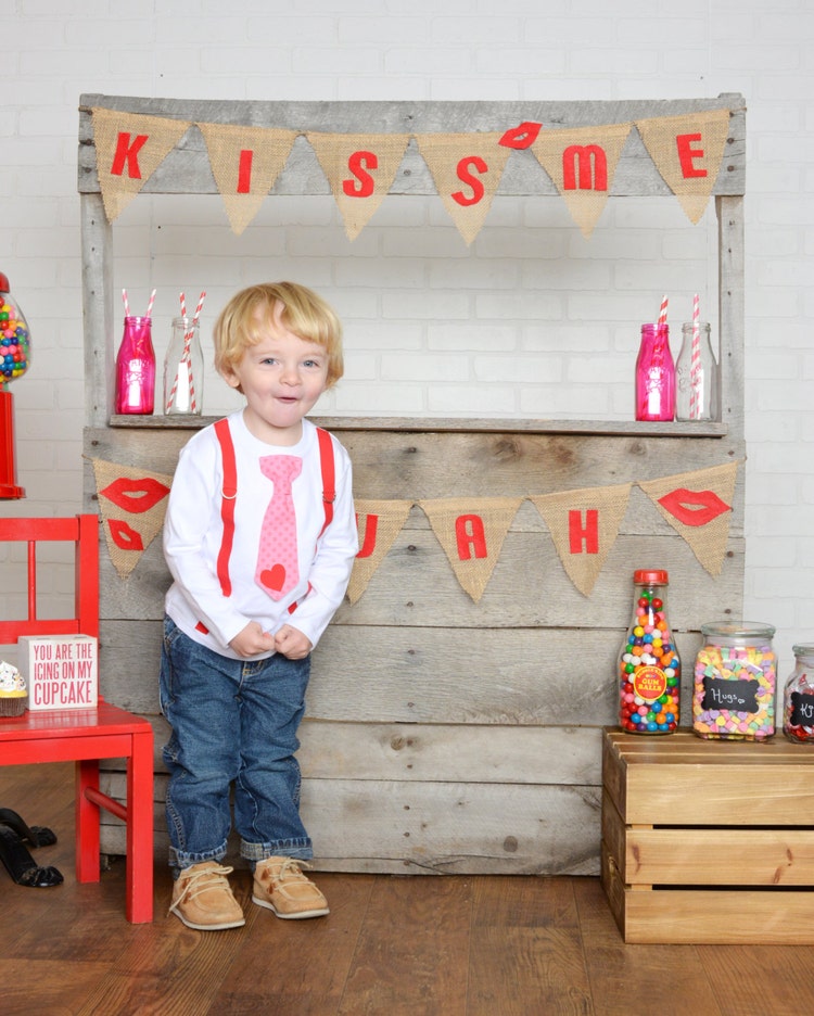 Valentine Outfit for Baby Boy. Newborn boy by CuddleSleepDream