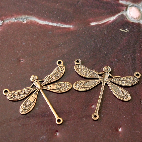 Dragonfly Charm Beads Jewelry Making Supply Findings