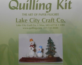 Vintage Lake City Craft Co Quilling Kit Pretty Posies Paper