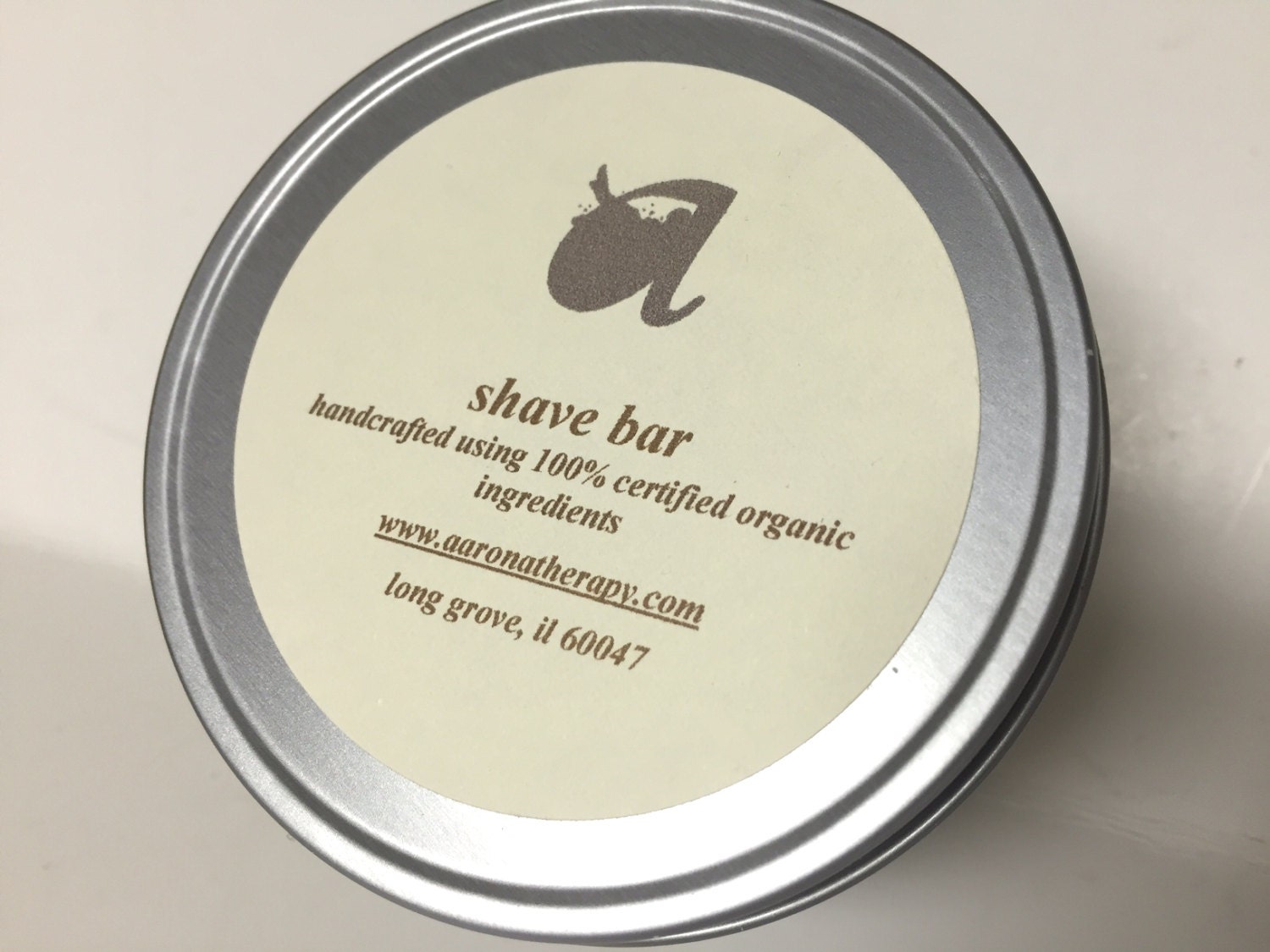 SHAVING BAR Handmade 100 Organic Vegan by aaronatherapy on Etsy