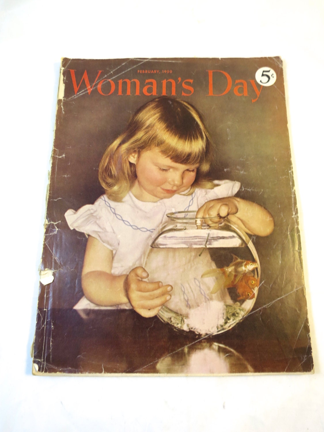 Vintage Woman's Day Magazine February 1950 by BonniesVintageAttic