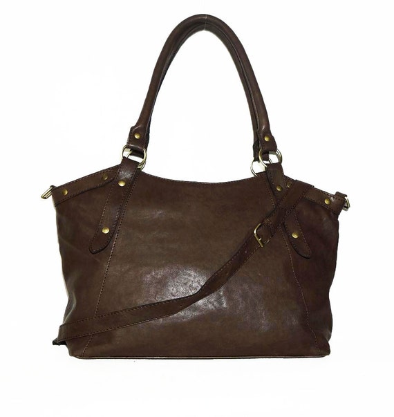 RUSTIC Leather Bag Handbag Tote // Leather Shoulder by ChicLeather